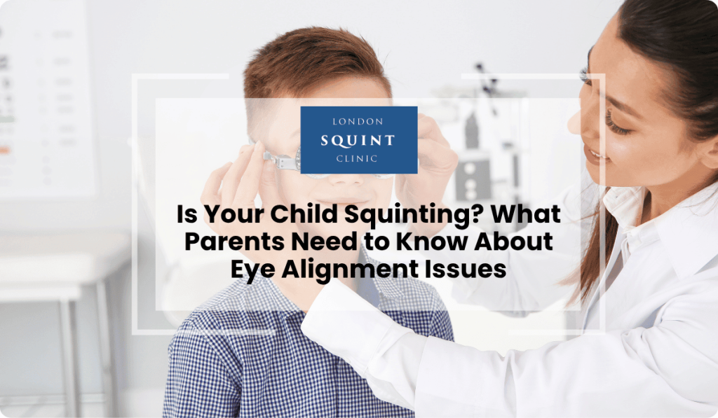 child squinting parents guide eye alignment issues