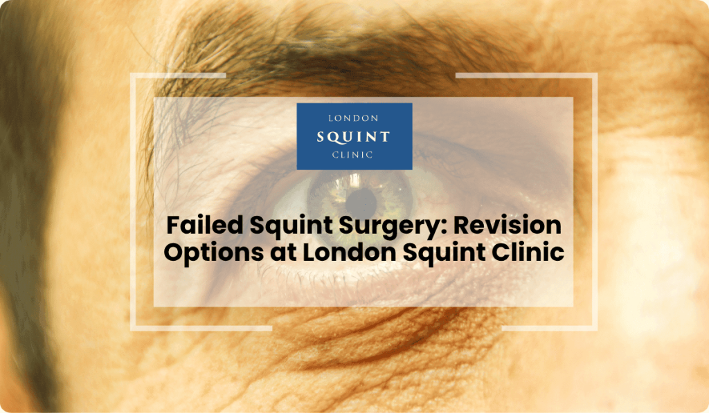 failed squint surgery revision options london 1