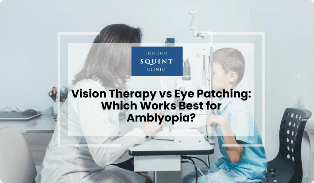 vision therapy vs eye patching amblyopia treatment