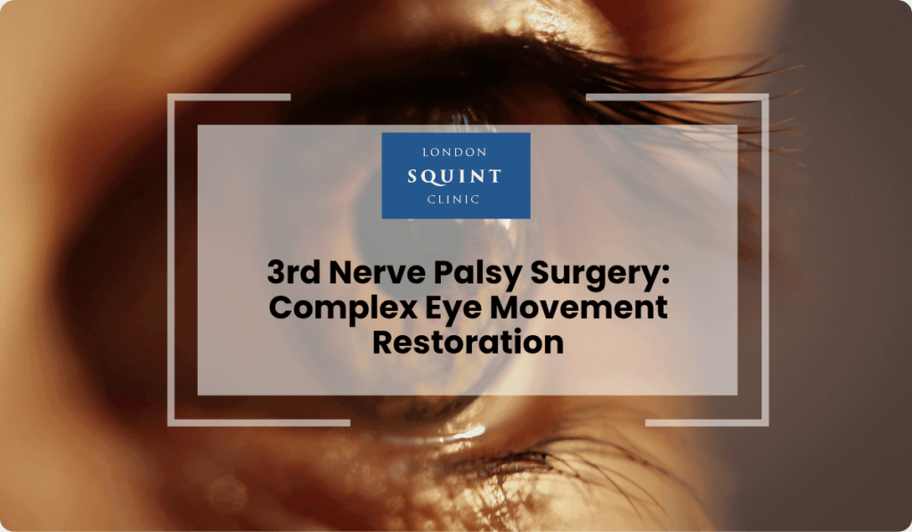 third nerve palsy surgery eye movement restoration