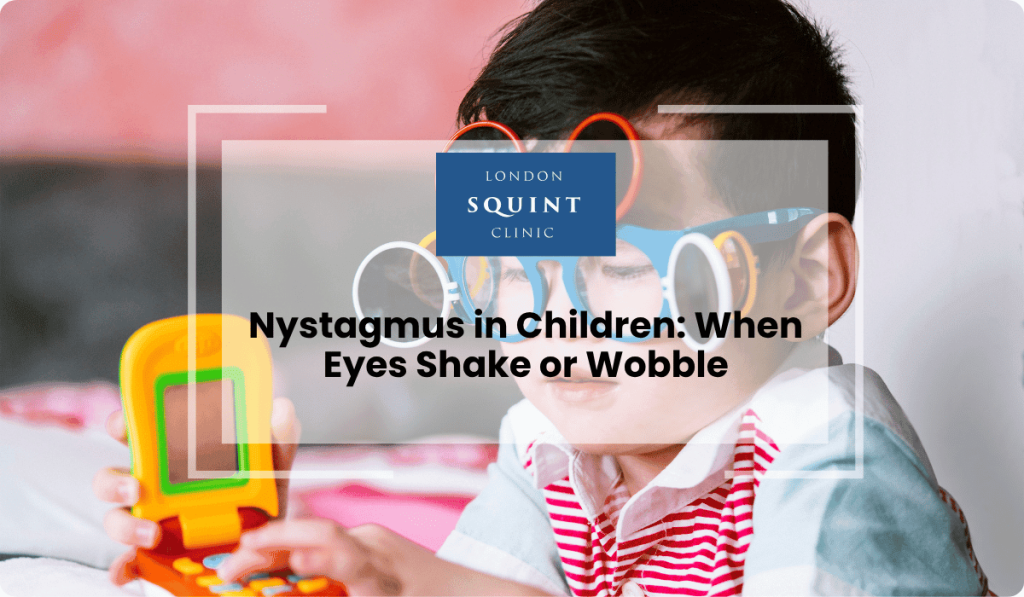 nystagmus children eyes shake wobble