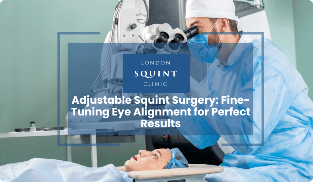 adjustable squint surgery fine tuning alignment