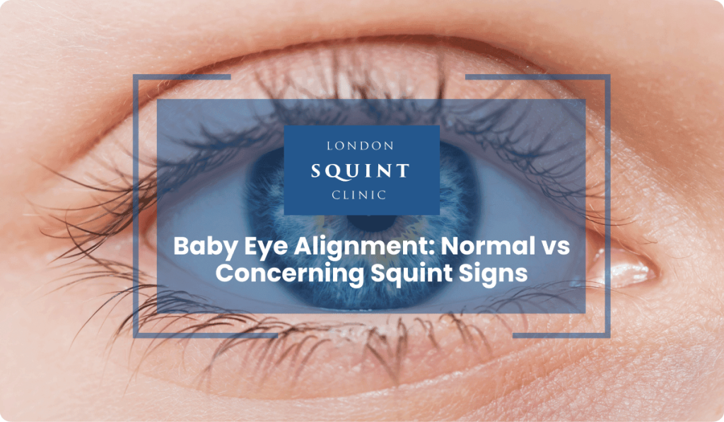 baby eye alignment normal vs concerning squint