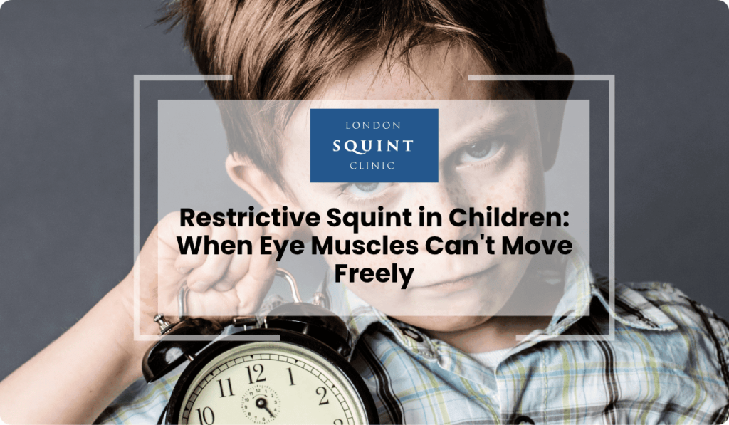 restrictive squint children muscles cant move