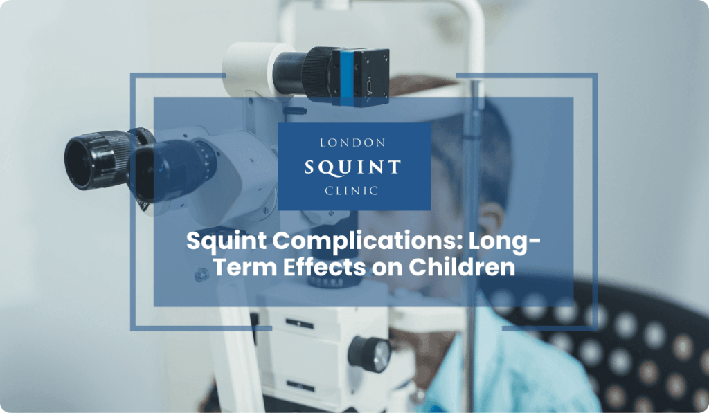 squint complications long term effects children