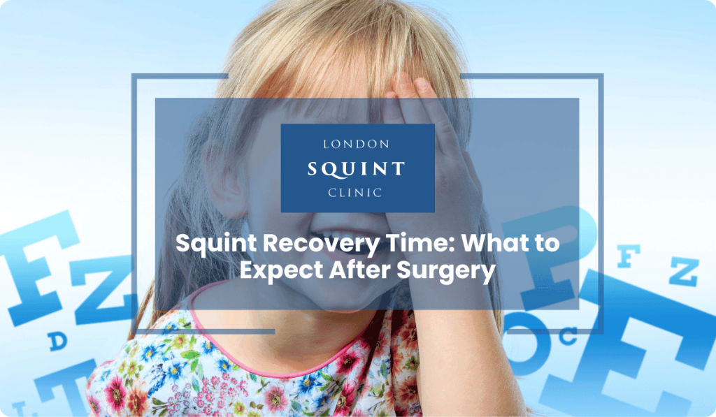 squint surgery recovery time children expectations