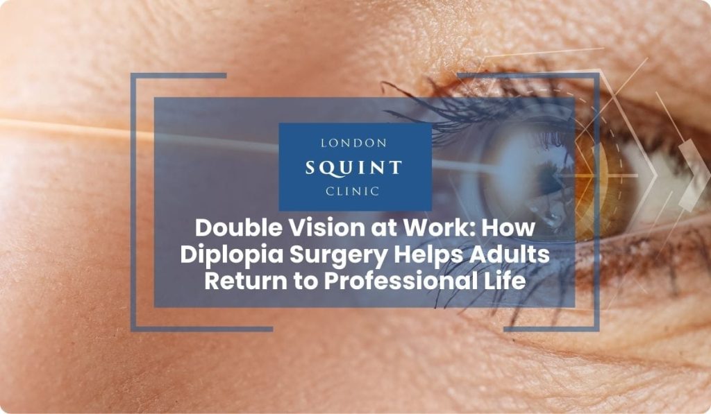 double vision at work diplopia surgery return professional life