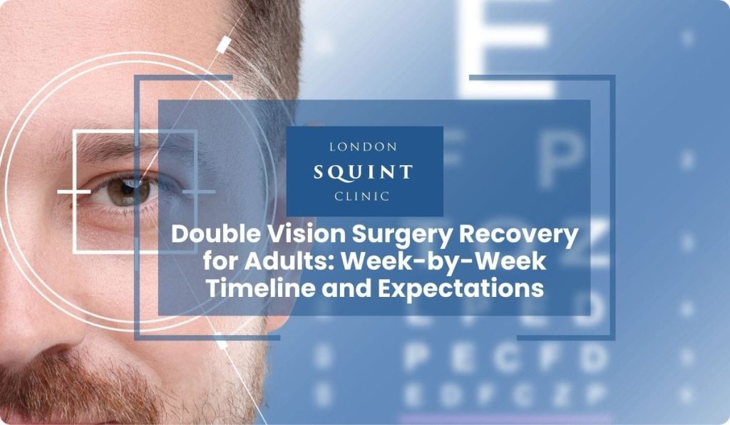 double vision surgery recovery adults week by week timeline