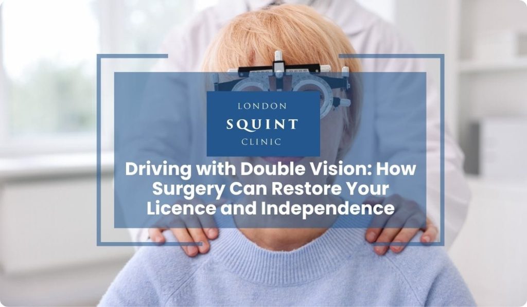 driving with double vision surgery restore licence independence